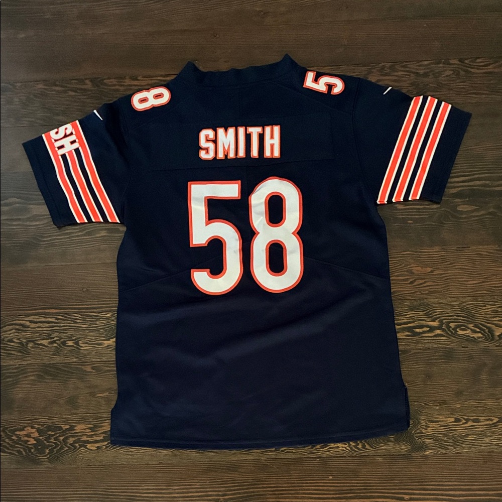 Kids Navy Blue Roquan Smith Chicago Bears Jersey